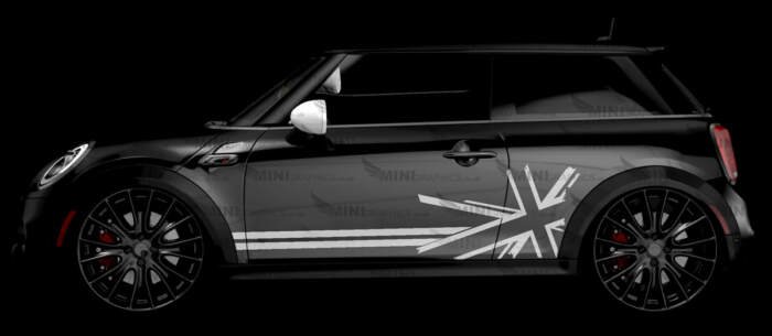 Stripes & Grunge Union Jack sides