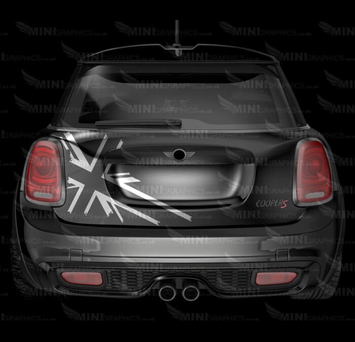 Grunge Union Jack boot Decal