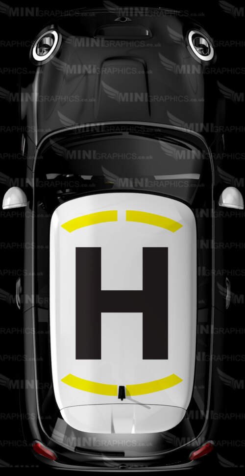 mini helipad roof graphic