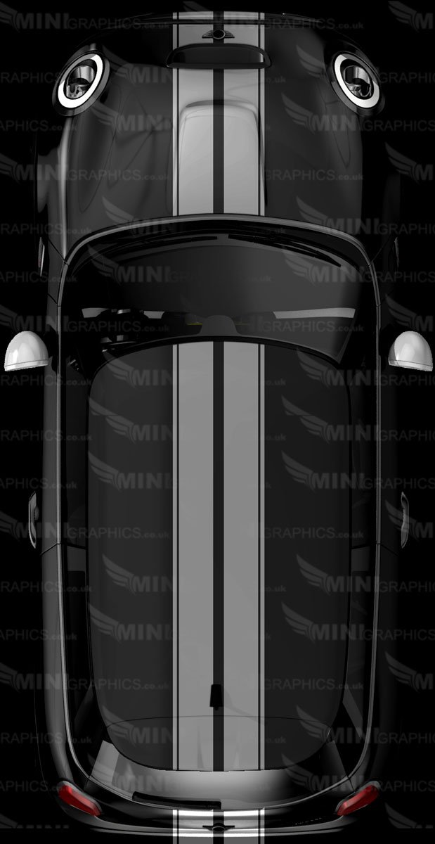 4 stripe thicker viper mini graphics