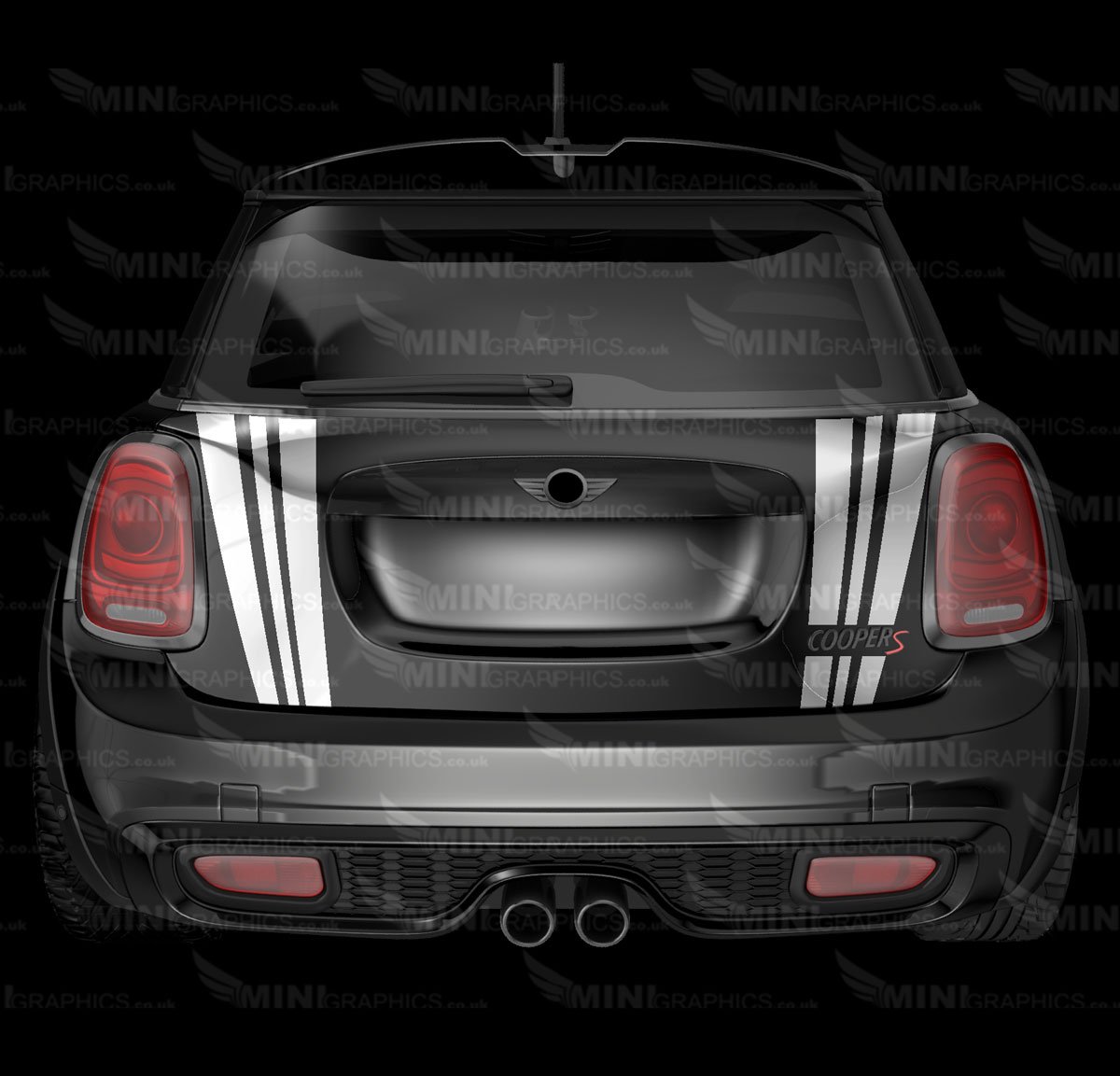 Wide Triple boot stripes